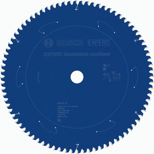 BOSCH EXPERT Aluminium cordless Pilový kotouč, 305 × 2,4/1,8 × 25,4 mm, T80 2608902247 BOSCH EXPERT Aluminium cordless Pilový kotouč, 305 × 2,4/1,8 × 25,4 mm, T80 2608902247