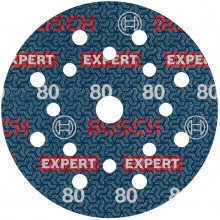 BOSCH Brusný kotouč EXPERT O780 s fólií, 125 mm, G80, 6ks 2608902400
