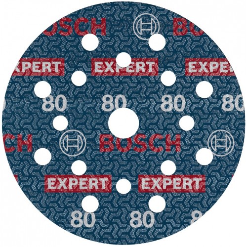 BOSCH Brusný kotouč EXPERT O780 s fólií, 125 mm, G80, 6ks 2608902400