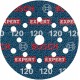 BOSCH Brusný kotouč EXPERT O780 s fólií, 125 mm, G120, 6ks 2608902401