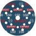 BOSCH Brusný kotouč EXPERT O780 s fólií, 125 mm, G150, 6ks 2608902402
