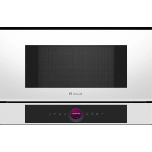 Bosch Serie 8 Vestavná mikrovlnná trouba bílá BFL7221W1 Bosch Serie 8 Vestavná mikrovlnná trouba bílá BFL7221W1