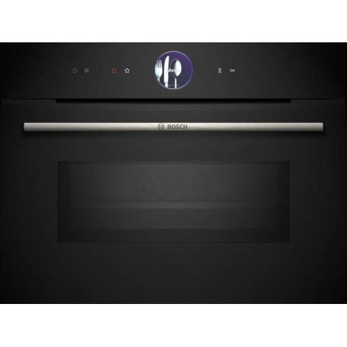 Bosch Serie 8 Vestavná kompaktní trouba s mikrovlnami 60 x 45 cm černá CMG7761B1