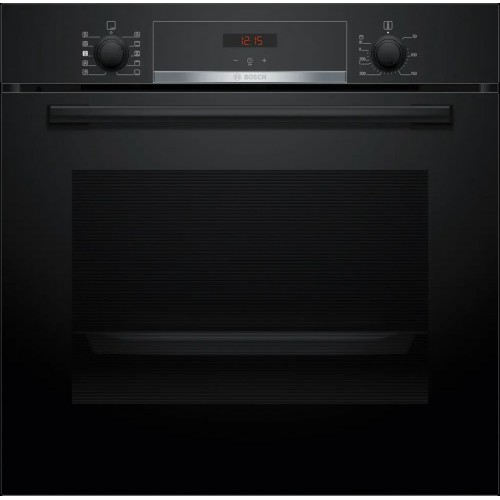 Bosch Serie 4 Vestavná trouba s přídavnou párou 60 x 60 cm černá HQA534BB3