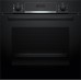 Bosch Serie 4 Vestavná trouba s přídavnou párou 60 x 60 cm černá HQA534EB3
