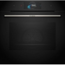 Bosch Serie 8 Vestavná trouba s přídavnou párou 60 x 60 cm Černá HRG7784B1