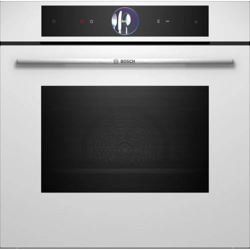 Bosch Serie 8, Vestavná kombinovaná parní trouba, 60 x 60 cm, bílá HSG7361W1