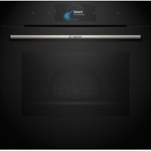 Bosch Serie 8 Vestavná kombinovaná parní trouba 60 x 60 cm černá HSG7584B1