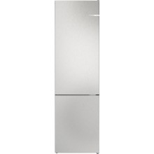 Bosch Serie 4 Volně stojící chladnička s mrazákem dole 203 x 60 cm kovový vzhled KGN392LAF