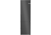 Bosch Serie 4 Volně stojící chladnička s mrazákem 203 x 60 cm černá matná ocel KGN39VXBT
