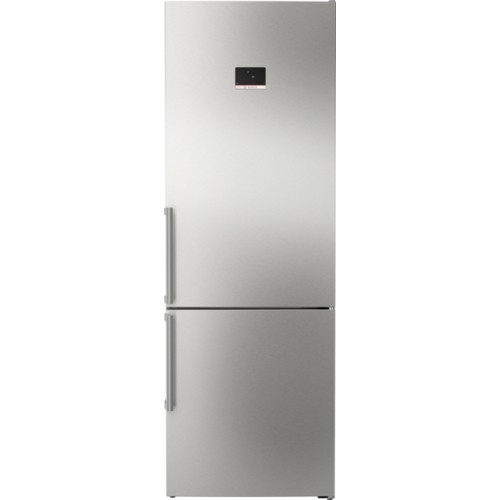 Bosch Serie 6 Volně stojící chladnička s mrazákem dole 203 x 70 cm matná ocel KGN49AICT
