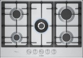 Bosch Serie 6 Plynová varná deska 75 cm Nerez PCQ7A5I90