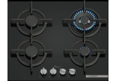Bosch Serie 6 Plynová varná deska 60 cm Tvrzené sklo, černá PPH6A6I10