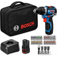 Příslušenství k BOSCH GSB12V-32 PROFESSIONAL Aku příklepový šroubovák, 2x 12V/2,0Ah, taška 06019G9504