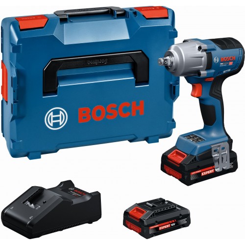 BOSCH GDS18V-450H PROFESSIONAL Aku rázový utahovák, 2x4,0Ah, L-BOXX 06019K4202 BOSCH GDS18V-450H PROFESSIONAL Aku rázový utahovák, 2x4,0Ah, L-BOXX 06019K4202