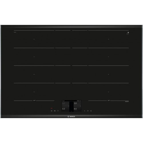 Bosch Serie 8 Indukční varná deska 80 cm instalace na pracovní desku s rámečkem PXY875KW1E