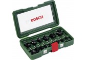 BOSCH 15dílná sada fréz TC (8mm stopka) 2607019469