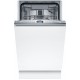 Bosch Serie 4 Plně vestavná myčka nádobí 45 cm SPV4EMX17E
