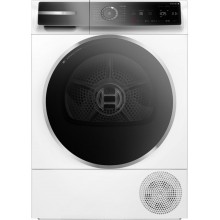 Bosch Serie 8, Sušička prádla s tepelným čerpadlem, 9 kg, bílá WQB246DNBY
