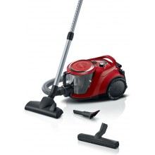Bosch Serie 6, Bezsáčkový vysavač, ProSilence, Červená BGC41Q69