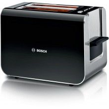 VÝPRODEJ Bosch Styline Compact toaster (860W/Černá) TAT8613 ROZBALENO!!