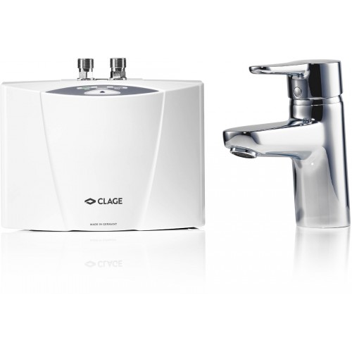 CLAGE MCX BLUE Malý průtokový ohřívač vody s hygienickou baterií 3,5 kW 230 V 1500-15133 CLAGE MCX BLUE Malý průtokový ohřívač vody s hygienickou baterií 3,5 kW 230 V 1500-15133