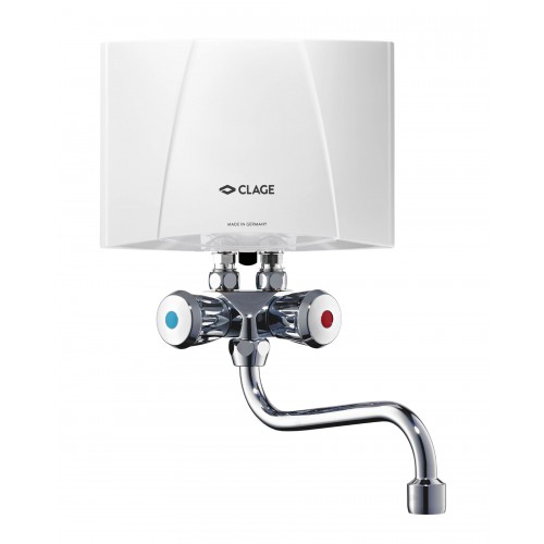 CLAGE M4 SMB Malý průtokový ohřívač 4,4 kW 230 V + kohoutková armatura 1500-17104