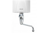 CLAGE M7 SME Malý průtokový ohřívač vody 6,5 kW 400 V + páková nástěnná baterie 1500-17157