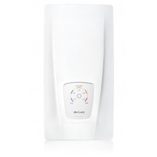 CLAGE DCX NEXT Komfortní průtokový ohřívač vody 18-27 kW 400 V 3200-36300