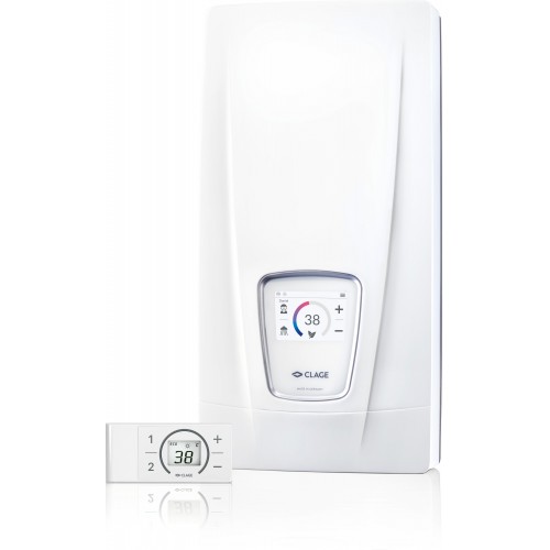 CLAGE DSX TOUCH Komfortní průtokový ohřívač vody 18-27 kW 400 V 3200-36600