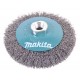 MAKITA D-39849 miskovitý kartáč z ocelového drátu,vlnitý drát 0,3mm,115mm