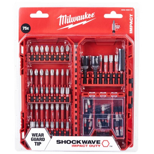 Milwaukee Shockwave Impact duty Sada bitů (75 ks) 4932492008