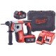 Milwaukee M18 BH-402C Aku kombinované kladivo SDS-Plus 2x4.0 Ah, Kufr 4933443330