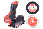 BAZAR Milwaukee M12 FCOT-0 Aku kotoučová pila (12V/bez aku/76x10mm) 4933464618 BEZ ORIGINÁLNÍHO OBALU !!!!!