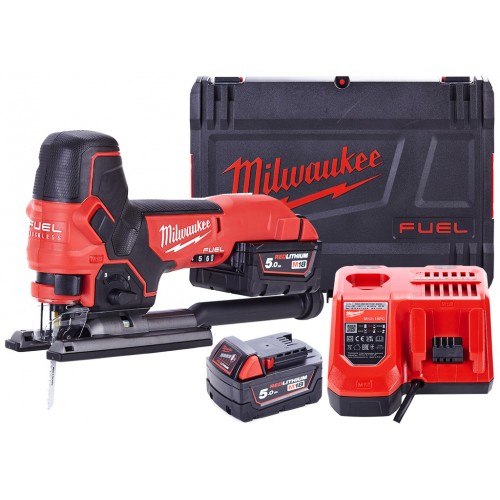 Milwaukee M18 FBJS-502X Aku přímočará pila 2x5.0 Ah, HD Box 4933464800 Milwaukee M18 FBJS-502X Aku přímočará pila 2x5.0 Ah, HD Box 4933464800