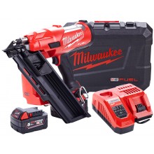 Milwaukee M18 FFN-502C Aku hřebíkovačka 2x5.0 Ah, Kufr 4933471404