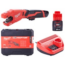 VÝPRODEJ Milwaukee M12 PCSS-202C Aku řezák na nerezové trubky 2x2.0 Ah, Kufr 4933479242 PO SERVISE!!