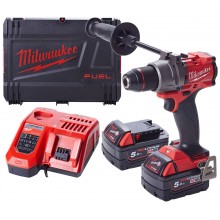 Milwaukee M18 FPD3-502X Aku příklepová vrtačka (18V/2x5,0Ah) HD Box 4933479860