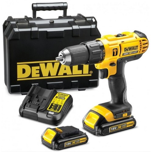 DeWALT DCD776C2 Aku příklepová vrtačka / šroubovák XR (42Nm/18V/2x1,3Ah) kufr