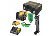 DeWALT DCE0825D1G Křížový pětibodový laser, zelený paprsek XR (10,8V/1x 2,0Ah)kufr Tstak