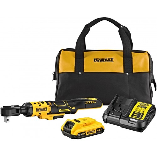 DeWALT DCF512D1 Aku ráčna s otevřenou hlavou 1/2" XR (18V/1x2,0Ah) taška DeWALT DCF512D1 Aku ráčna s otevřenou hlavou 1/2" XR (18V/1x2,0Ah) taška