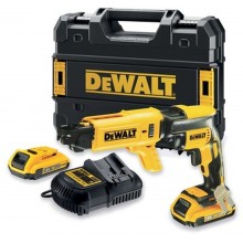 DeWALT DCF620D2K Bezuhlíkový šroubovák na sádrokarton 30Nm XR (2x2,0Ah/18V) kufr Tstak