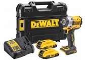 DeWALT DCF921D2T Aku rázový utahovák 1/2" (406 Nm/18V/2x2,0Ah) kufr Tstak