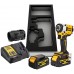 DeWALT DCF891P2G Aku rázový utahovák 1/2" (813 Nm/18V/2x5,0Ah) PUR vložka