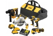 DeWALT DCK611P1D2 Kombo sada (DCD701+DCF801+DCS512+DCH072+DCS353+DCL510+ 1x5,0Ah + 2x 2,0Ah) Taška