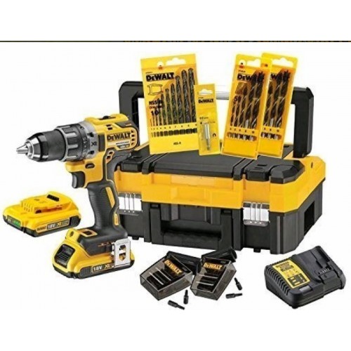 DeWALT DCK791D2T Aku Vrtačka s příslušenstvím 18V 2x2.0Ah 2.000 ot-min, TSTAK I Box