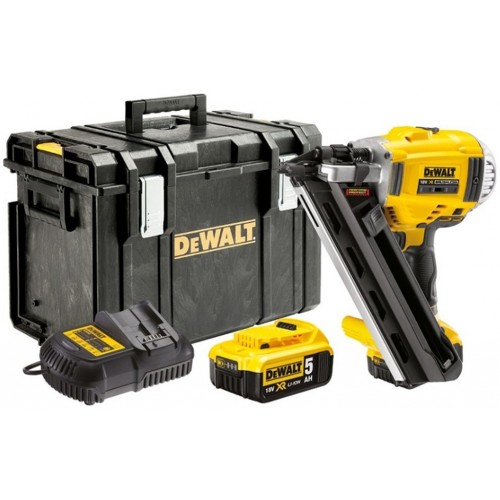 DeWALT DCN692P2K Aku hřebíkovačka 90 mm XR (18 V/2x5,0 Ah) kufr Tough DeWALT DCN692P2K Aku hřebíkovačka 90 mm XR (18 V/2x5,0 Ah) kufr Tough