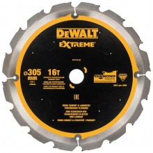 DeWALT DT1475 Pilový kotouč 304 x 30 mm, 16 zubů na cementovláknité desky