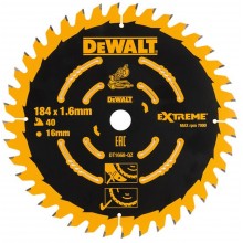DeWALT DT1668 Pilový kotouč 184 x 16 mm, 40 zubů, ABT +7°