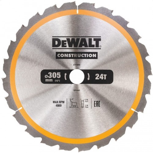 DeWALT DT1958 Pilový kotouč 305 x 30 mm, 24 zubů, ATB - 5°